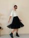 Black Tulle skirt with ruffle AIRSKIRT