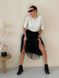 Black Tulle skirt with ruffle AIRSKIRT