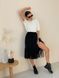 Black Tulle skirt with ruffle AIRSKIRT