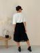 Black Tulle skirt with ruffle AIRSKIRT