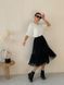 Black Tulle skirt with ruffle AIRSKIRT