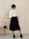 Black Tulle skirt with ruffle AIRSKIRT