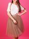 Beige Latte Tulle skirt AIRSKIRT