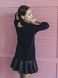 Платье-конструктор Тю-Тю! AIRDRESS черное со съемной черной юбкой из экокожи