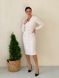Dress with decorative buttons and removable collar Tyu-Tyu! XS ivory