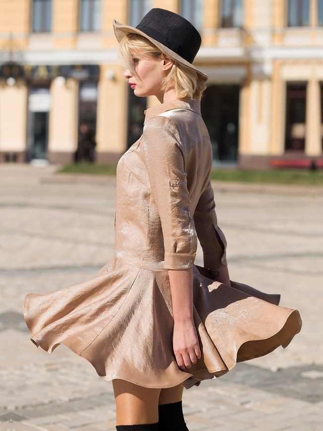 Golden Shirt Sandskirt