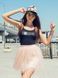 Peach Pink Tulle skirt Airskirt mini