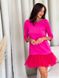 Constructor-dress fuchsia AIRDRESS Evening with removable fuchsia skirt