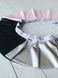 AIRDRESS set: black top and 6 removable skirts (lush: blush pink, black, latte; eco-leather: pink, black, silver)