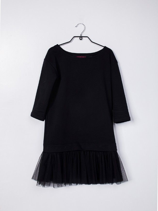 AIRDRESS set: black top and 6 removable skirts (lush: blush pink, black, latte; eco-leather: pink, black, silver)