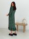 Wrap-dress with frills Tyu-Tyu! XS green in floral print