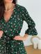 Wrap-dress with frills Tyu-Tyu! XS green in floral print