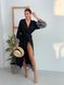 Long cover up Tyu-Tyu! XS/S black with polka dot frills