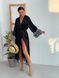 Long cover up Tyu-Tyu! XS/S black with polka dot frills