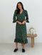 Wrap-dress with frills Tyu-Tyu! XS green in floral print
