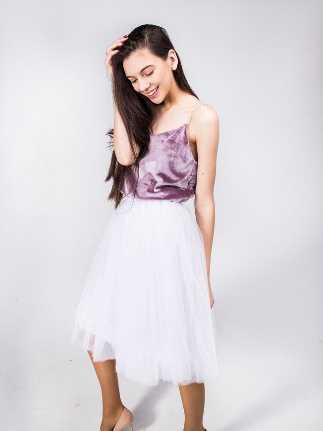 White Tulle skirt AIRSKIRT