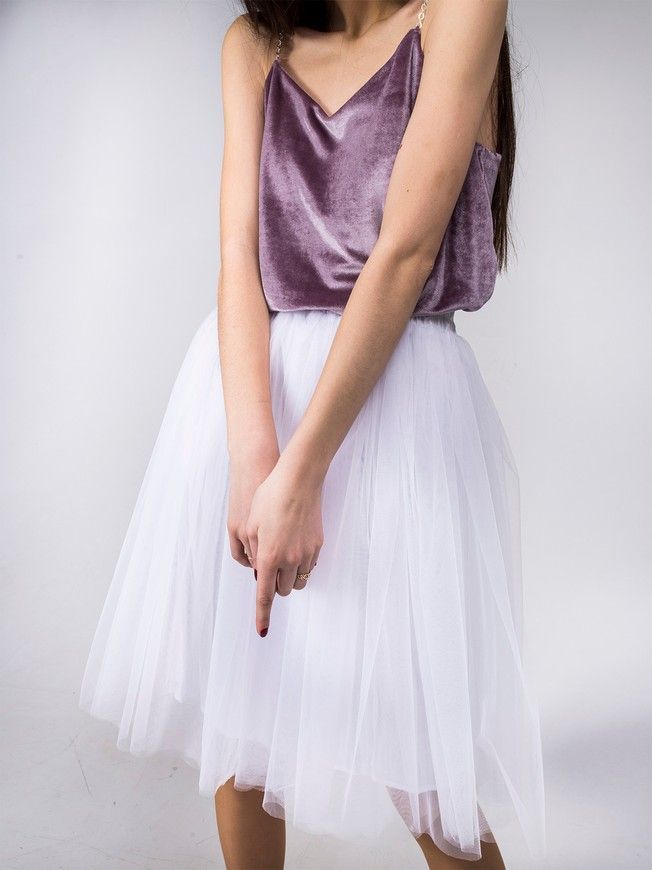 White Tulle skirt AIRSKIRT