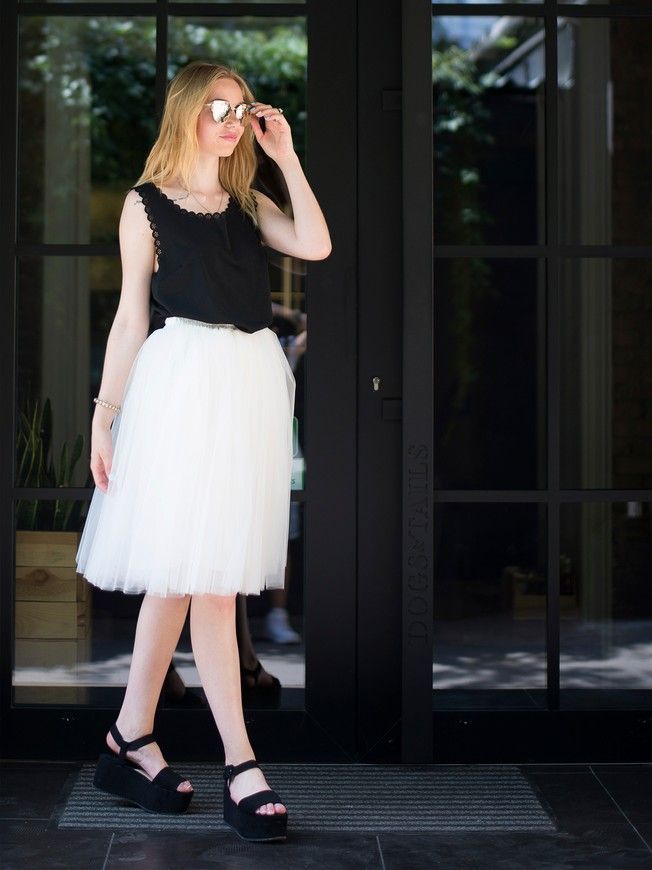 White Tulle skirt AIRSKIRT