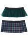 Set of 2 removable skirts fot constructor dress AIRDRESS Tyu-Tyu! XXS: lush emerald and green tartan