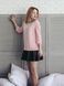 Constructor-dress pink Airdress with removable black skin skirt