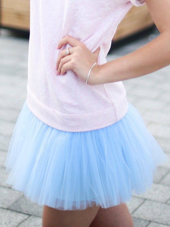 Removable skirt for constructor dress AIRDRESS Tyu-Tyu! XXS blue