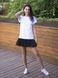 Constructor-dress white Airdress with removable black skirt