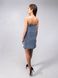 Сукня-комбінаця Velvet Slip Dress міні графітова