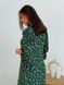 Wrap-dress with frills Tyu-Tyu! XS green in floral print