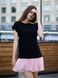 Платье-конструктор AIRDRESS черное со съемной пудровой юбкой