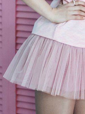 Съемная непышная юбочка к платью-конструктору AIRDRESS Тю-Тю! XXS пудровая