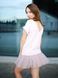 Constructor-dress pink Airdress with removable smoky gray skirt