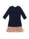 AIRDRESS set: navy blue top and 3 removable skirts (lush latte, smoky gray, blush pink)