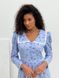 Dress with collar and frills Tyu-Tyu! XS blue in floral print