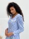 Dress with collar and frills Tyu-Tyu! XS blue in floral print