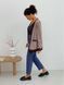 Retro cardigan oversize with buttons Tyu-Tyu! XS/S brown check