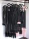 Black Tulle Dress with dusty pink ruffles