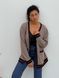 Retro cardigan oversize with buttons Tyu-Tyu! XS/S brown check