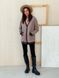 Retro cardigan oversize with buttons Tyu-Tyu! XS/S brown check