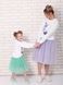 Lavender Violet Tulle skirt AIRSKIRT Family Look