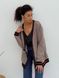 Retro cardigan oversize with buttons Tyu-Tyu! XS/S brown check