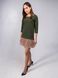 Constructor-dresskhaki Airdress with removable latte skirt