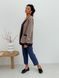 Retro cardigan oversize with buttons Tyu-Tyu! XS/S brown check