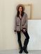 Retro cardigan oversize with buttons Tyu-Tyu! XS/S brown check