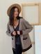 Retro cardigan oversize with buttons Tyu-Tyu! XS/S brown check