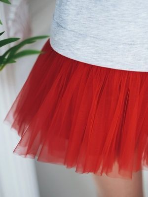 Съемная юбочка к платью-конструктору AIRDRESS Тю-Тю! XXS красная