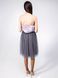Graphite Gray Tulle skirt AIRSKIRT CASUAL midi
