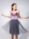Graphite Gray Tulle skirt AIRSKIRT CASUAL midi