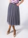 Graphite Gray Tulle skirt AIRSKIRT CASUAL midi