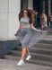 Graphite Gray Tulle skirt AIRSKIRT CASUAL midi