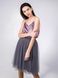 Graphite Gray Tulle skirt AIRSKIRT CASUAL midi